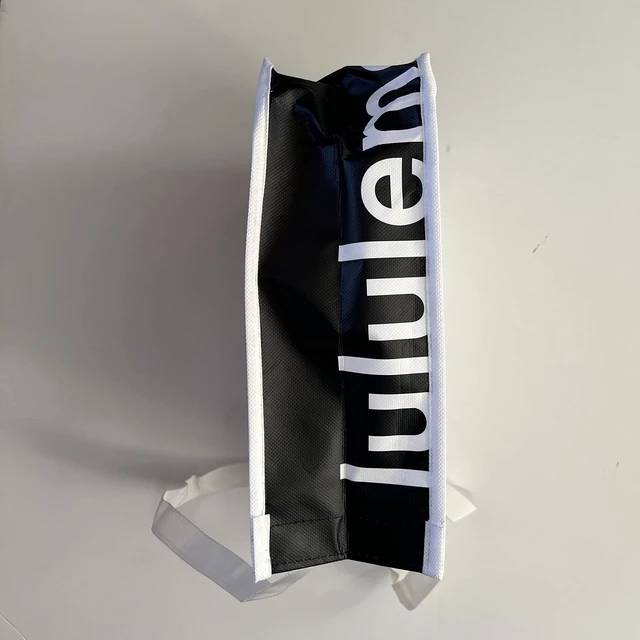 Alt view image 2 of 3 - New White Shopping Lunch Gym Tote Bag Yoga Dance Tennis Golf Gym Beach Skate