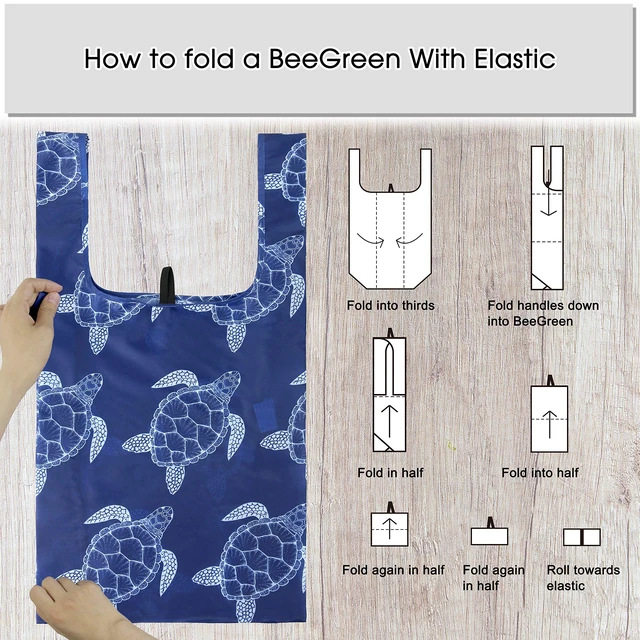 Alt view image 7 of 7 - Reusable Grocery Bags Foldable 12 Pack Large Cute Totes - Heavy Duty Washable Holiday Cloth Gifts Bag with Handles, Reusable Gift Bulk Shopping Bags for Groceries for Women Animal Lover