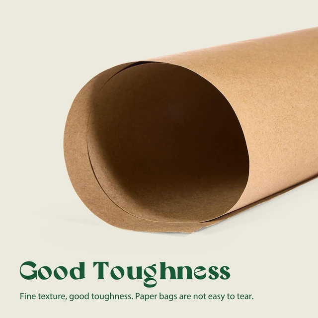 Alt view image 6 of 7 - Brown Kraft Paper Bags 10x5x13 Inch 100Pcs Gift Bags with Handles | Large Kraft Bulk Recycled Shopping Bags for Business Merchandise Retail, Birthday Party Favors, Grocery Packaging