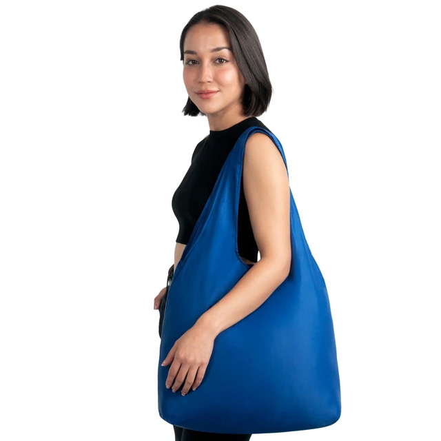 Alt view image 2 of 6 - XL 25L Tote Foldable Packable Reusable Grocery Shopping Bag | 1.05 oz Premium Portable Collapsible Extra Large Pocket-Sized for Everyday Use, Beach & Travel