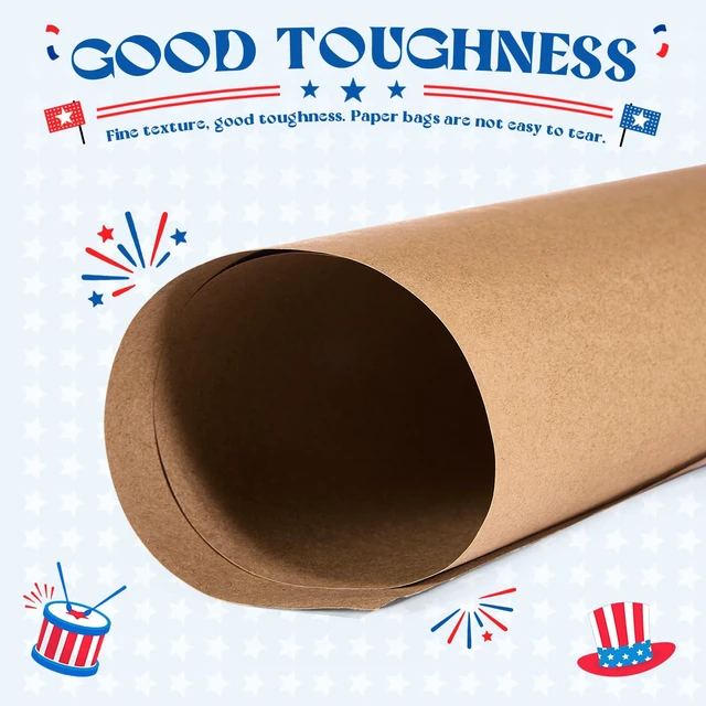 Alt view image 6 of 7 - 25 Pack Large Brown Paper Bags with Handles, 16x6x12 Inch Kraft Gift Sacks Bulk for Small Business, Retail, Shopping, Grocery, Food Service Take Out, Party Favors