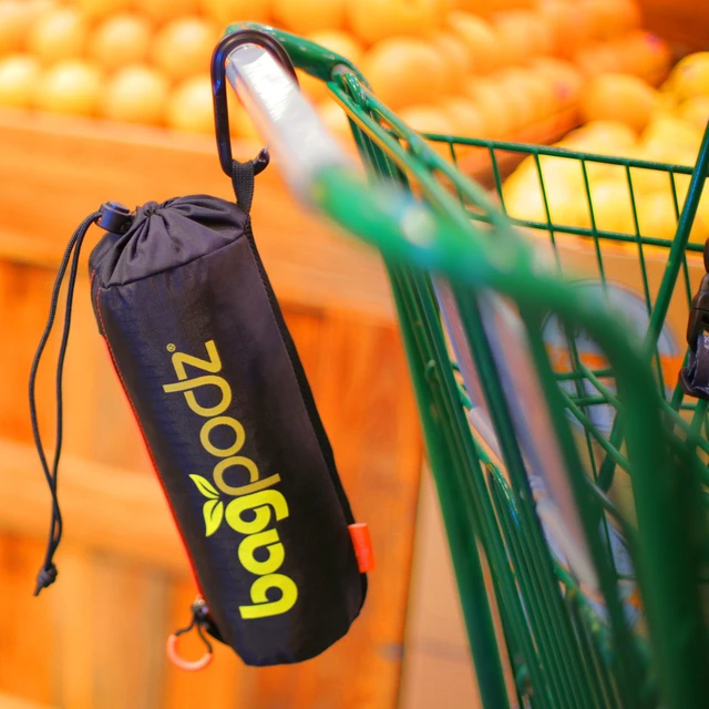 Alt view image 3 of 6 - Reusable Grocery Bags, Foldable Shopping Bags in Pod, 10 Pack | 100% Ripstop nylon, Large reusable shopping bags for groceries, Lightweight reusable bags with handles, Holds up to 50 lbs