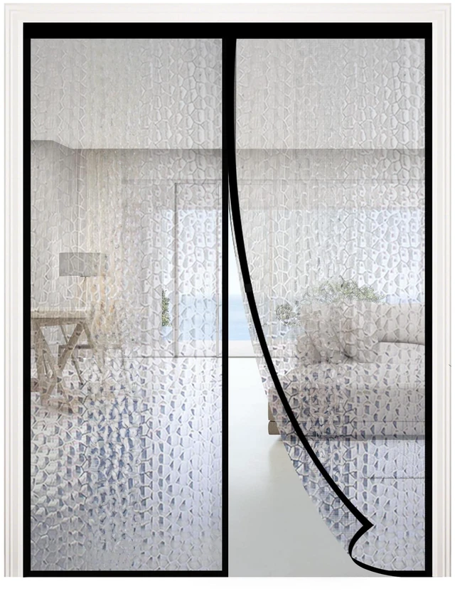 Main image of Magnetic Thermal Insulated Door Curtain,Waterproof EVA Door Cover,Fit Doors Size 34"x96",Temperature Protection Insulated Doorway Curtain Partition,Patio Self-Closing Doors Net Screen
