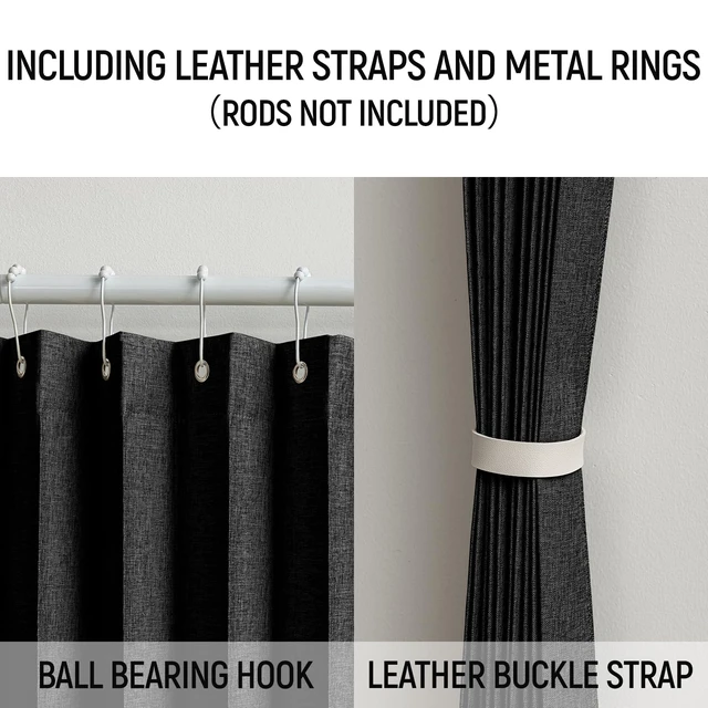 Alt view image 7 of 7 - Blackout Magnetic Door Curtain Accordion Doors Interior Closet Door Curtain Invisible Applicable Bedroom Room Living Room Doorway (Black 42" W x 78" L) 1 Panel