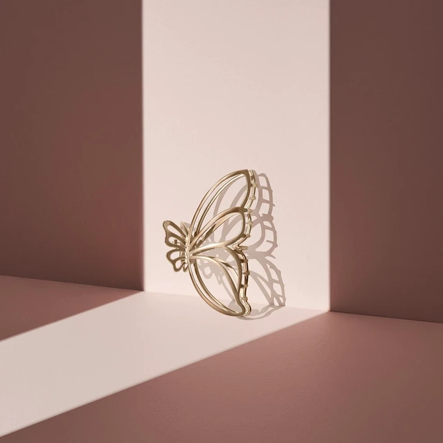 Alt view image 6 of 7 - Gilded Wing Clip Large Chic Gold Metal Hair Clip for Women, Hair Accessory for Styling & Everyday Wear, Clip For Medium,Thick or Curly Hair, Ideal Gift For Women, Perfect for Updos