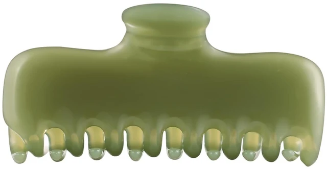 Main image of Claw Clips for Women,3.8 Acetate Olive Green Hair Clip | Jelly Square Rectangle Claw Clip for Thin Thick Hair,Strong Hold Jaw Clips,Hair Accessories for Women Girls