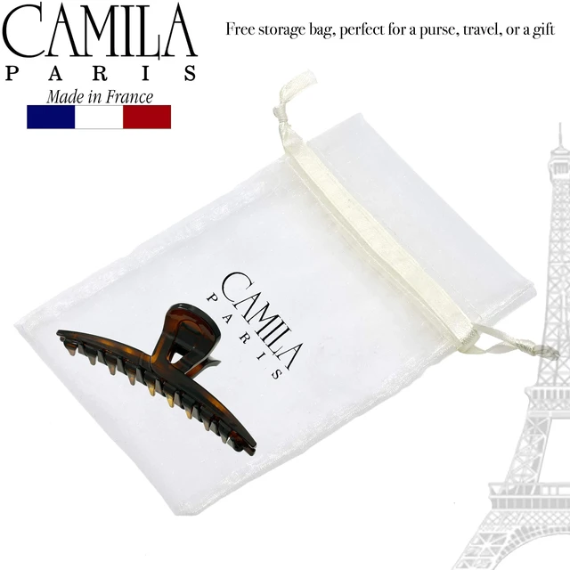 Alt view image 6 of 7 - Paris CP2371 French Hair Clip for Women, Narrow, Strong Hold Grip Double Tooth Girls Hair Claw Clips Jaw, Fashion Durable Styling Hair Accessories for Women, Made in France