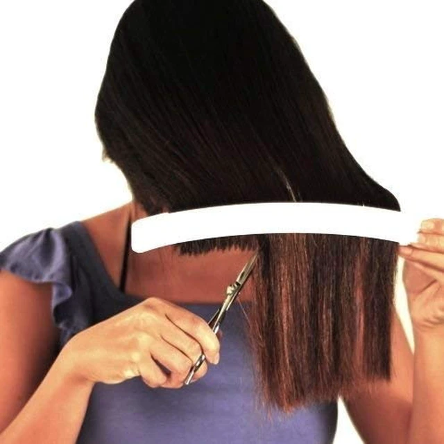 Alt view image 4 of 6 - Original Set Hair Cutting Tool - As Seen on Shark Tank - DIY Home Hair Cutting Clips for Bangs, Layers, and Split Ends, Hair Cutting Guide (Set of 2)