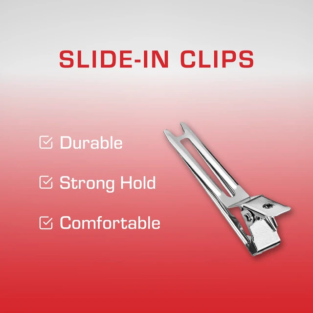 Alt view image 2 of 7 - 80pcs 1.75" Slide-In Hair Clips, Durable Metal Curl Setting Clips for Hairdressing, Sectioning & Retwisting, Rust-Free Hair Pins for Dreads, Dreadlocks, & Twist Styles