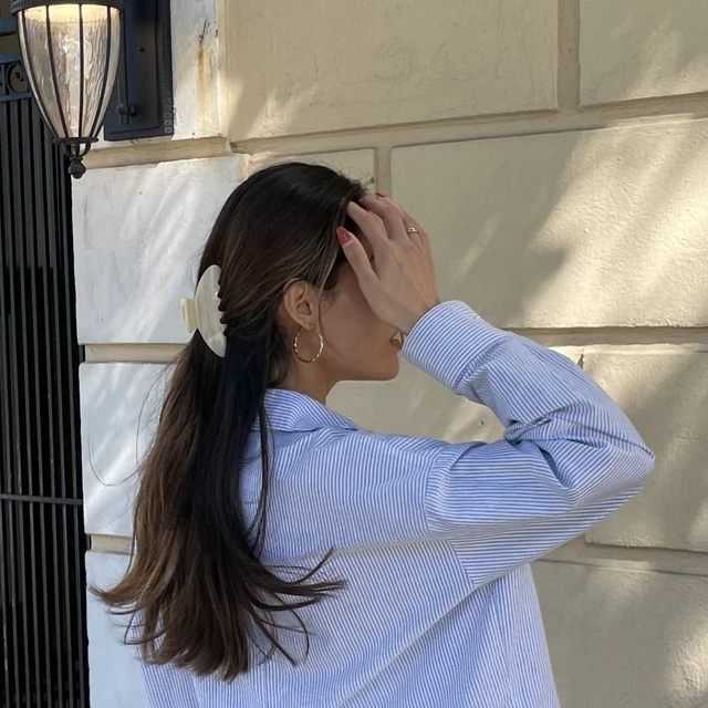 Alt view image 4 of 7 - Claw Clip for Women | Our Large 4 Inch Hair Clip Creates Beautiful Half Ups, Secure Updos & Chic Daily Styles | Premium Acetate Claw with Secure Hold & Snag Free Teeth for Easy Styling