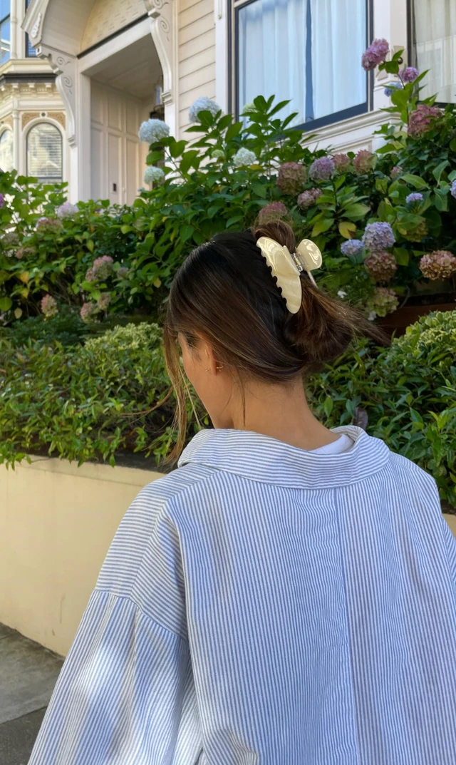 Alt view image 6 of 7 - Claw Clip for Women | Our Large 4 Inch Hair Clip Creates Beautiful Half Ups, Secure Updos & Chic Daily Styles | Premium Acetate Claw with Secure Hold & Snag Free Teeth for Easy Styling