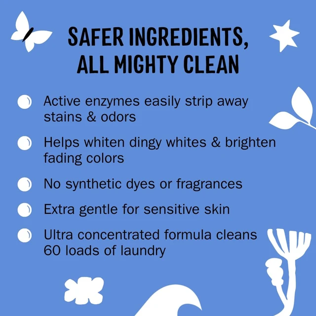 Alt view image 2 of 7 - Super Powder Detergent | Extra Strength Laundry Soap, Stain Fighting | Sensitive Skin | Simple, Effective Ingredients | 60 Loads - Ocean Mist