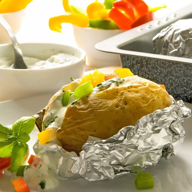 Alt view image 4 of 7 - Foil Sheets - Precut Foil Sheets - Pop Up Foil Sheets for Storing, Cooking Food - Premium Aluminum Foil Wraps - Single Foil Sheets 9 x 10.75 - 500 Sheets, Silver