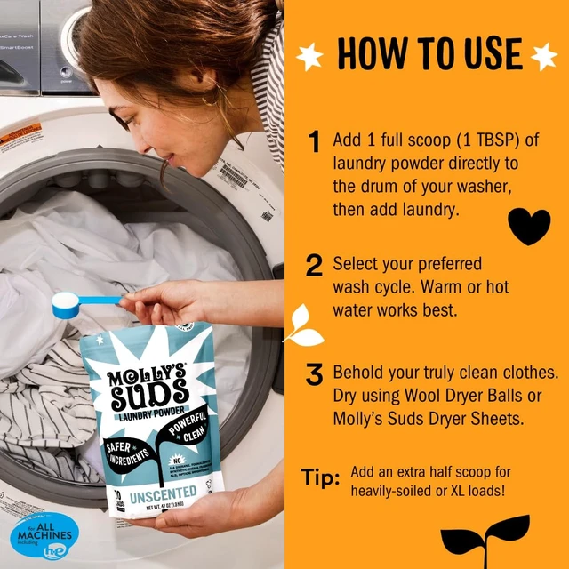 Alt view image 5 of 7 - Original Laundry Detergent Powder | Clean Laundry Detergent Powder for Sensitive Skin | Simple, Effective Ingredients, Stain Fighting | 120 Loads (Citrus Grove)