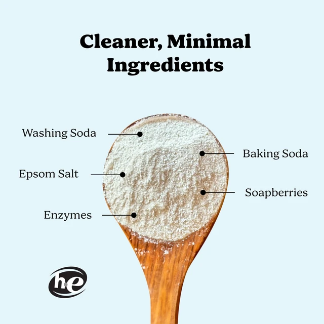 Alt view image 2 of 7 - Laundry Detergent Powder Alternative | Cleaner Ingredients. No Harsh Preservatives. Stain + Smell Fighting. Fragrance Free, HE Safe - 120 Loads (Unscented).