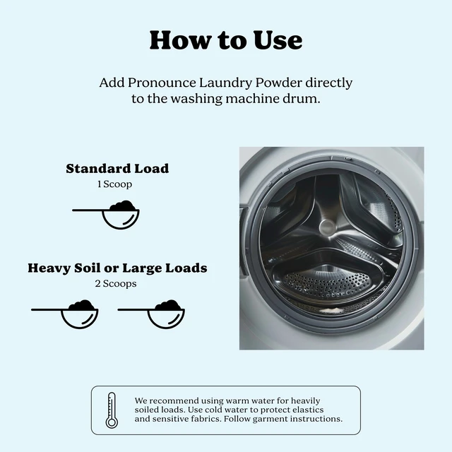 Alt view image 6 of 7 - Laundry Detergent Powder Alternative | Cleaner Ingredients. No Harsh Preservatives. Stain + Smell Fighting. Fragrance Free, HE Safe - 120 Loads (Unscented).