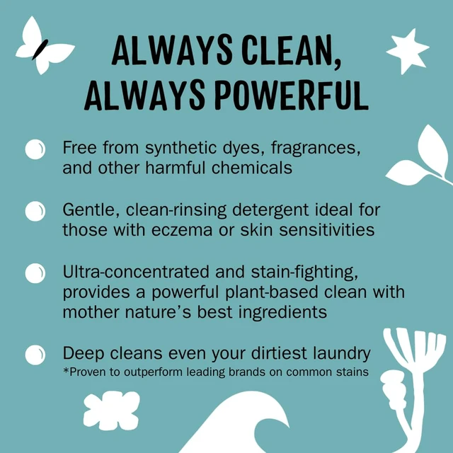Alt view image 2 of 6 - Original Laundry Detergent Powder | Clean Laundry Detergent Powder for Sensitive Skin | Simple, Effective Ingredients, Stain Fighting | 240 Loads (Unscented)