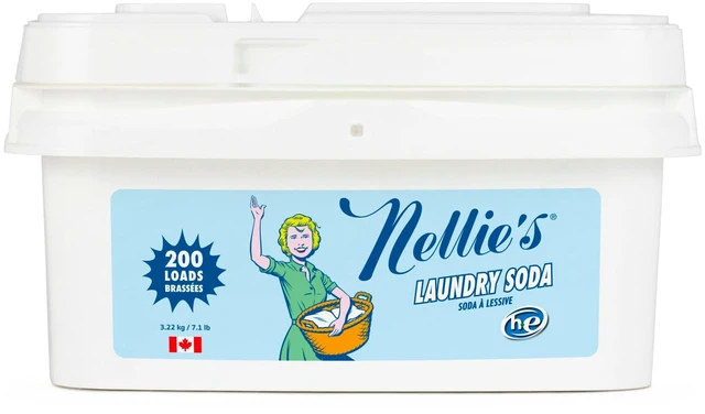 Main image of Laundry Soda | Fragrance-Free Powder Laundry Detergent | 200 Loads | Septic-Safe, HE Compatible & Fragrance-Free - Concentrated Formula, Made in Canada