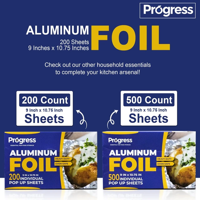 Alt view image 6 of 7 - Aluminum Foil Wrap Sheets 9 x 10 3/4 Silver 200 per Box - Non-stick Heavy Duty aluminum foil sheets for Restaurants, Delis & Catering (9" x 10 3/4", 200)