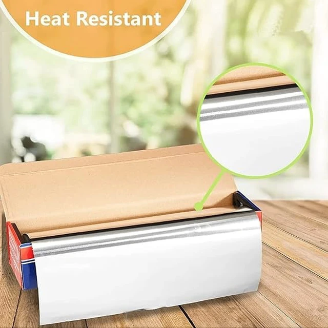 Alt view image 4 of 5 - Heavy Duty Silver Aluminium Foil Roll | Premium Quality Kitchen Wrap for Grilling, Baking, Roasting and Food Storage | Durable and Versatile Aluminum Foil for Home and Professional Use