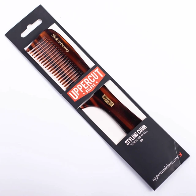 Alt view image 6 of 7 - CT9 Styling Comb Professional Barber Comb for Medium to Long Hair, Wide Tooth Hair Comb for Men, Precision Styling Comb, Plant Cellulose Acetate, Durable Anti Static Grooming Comb