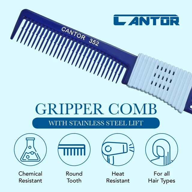 Alt view image 3 of 5 - Lift Teasing Comb and Hair Pick 2 Pack, Stainless Steel Lifts - Anti Static Comb For All Hair Types