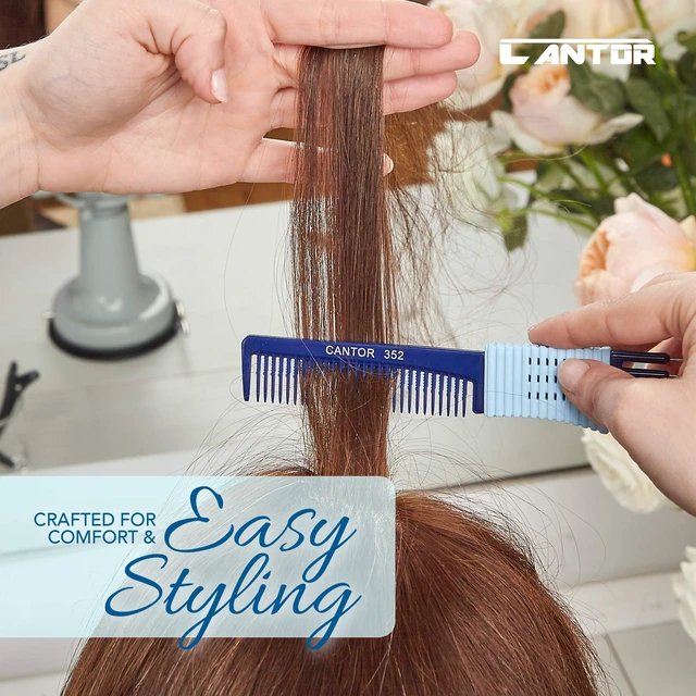Alt view image 5 of 5 - Lift Teasing Comb and Hair Pick 2 Pack, Stainless Steel Lifts - Anti Static Comb For All Hair Types