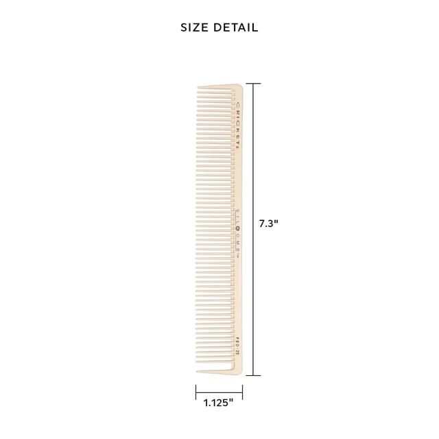 Alt view image 3 of 6 - Silkomb Pro-25 Multi Purpose Hair Cutting Comb - Silicone-Injected, Seamless Teeth with Dual Tooth Pattern for Precision Cutting, Styling, Ideal for All Hair Types