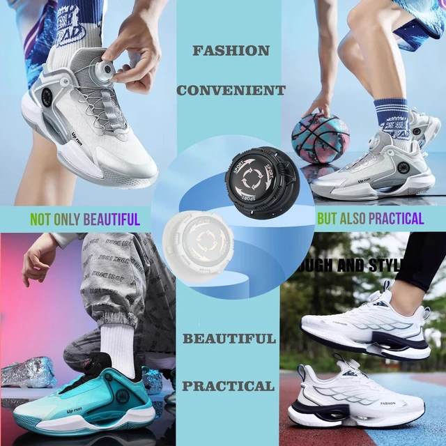 Alt view image 2 of 6 - Rotating No Tie Shoelaces - 48inch Automatic Lock, 150Lbf Tensile Strength, Quick Tighten & Release for Sneakers, Casual Shoes, Unisex