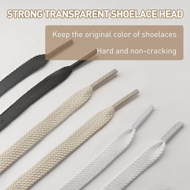 Alt view image 5 of 6 - Flat Shoelaces for New Balance 9060, 574, 997, 998, White, 45in | 5/16"(8mm) Athletic Classic Shoe Laces Replacement Strings for Sneakers
