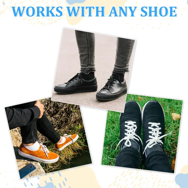 Alt view image 4 of 7 - Shoe Laces for Sneakers, 12 Pairs 47'' Long Flat Shoelaces Black White Shoe Strings for Men Women Canvas Sport Shoes Athletic Running Shoes