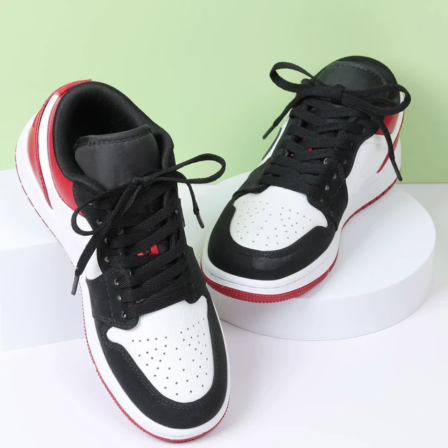Alt view image 3 of 7 - [2 Pairs Flat Shoe Laces for Sneakers 5/16" Width 30"-72" Length 26 Color Shoelaces Black 72"(182 cm)