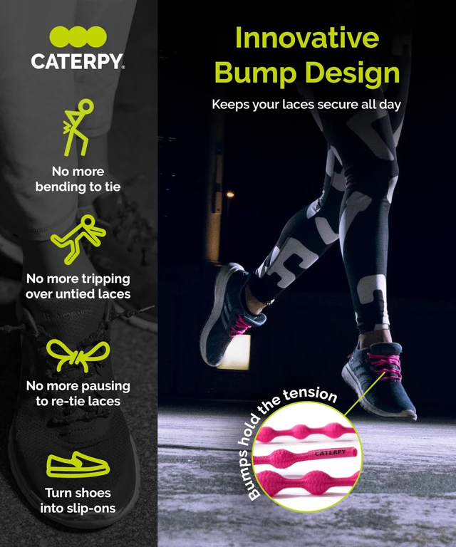 Alt view image 5 of 7 - RUN Elastic Shoe Laces - No Tie Shoelaces for Adults, Jaguar Black | For Adults & Kids, Versatile, Easy-to-Use, All Shoes, No-Tie, Sports Shoes