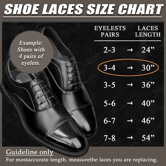 Alt view image 4 of 6 - 2 Pairs Waxed Round Shoe Laces, 80cm/31.5" Formal Business Oxford Shoelaces for Men or Women's Dress Shoes, 2.5mm, Black