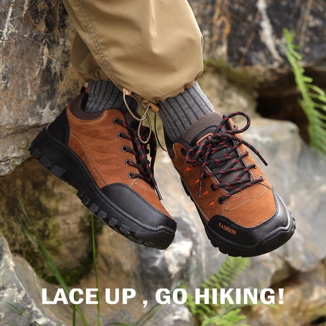 Alt view image 4 of 7 - 2 Pairs Work Boots Shoe Laces, 4.5mm Round Shoelaces Black Red 72" | Tight rhombic woven heavy duty round hiking laces, anti-slip & anti-loosening; 39"72" lengths & 16 colors for men & women.