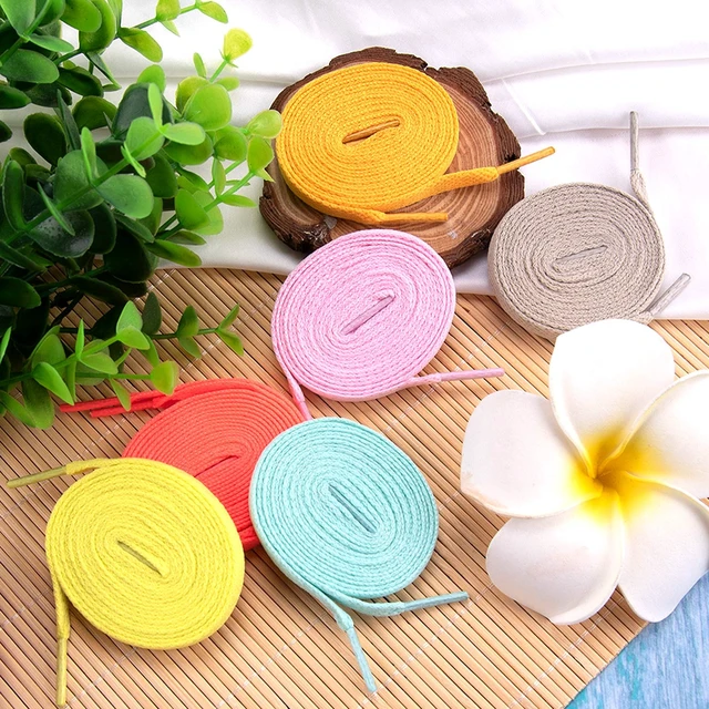 Alt view image 7 of 7 - 40 Pairs Colored Shoe laces 24 inches Flat Shoelaces Shoestrings | 40 Colors Flat Shoelaces Multipack Shoe Strings for Sneakers Skate Sport Shoes Boots, bright and stylish
