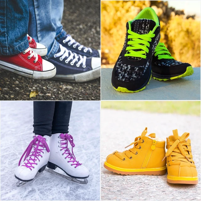 Alt view image 4 of 7 - 24 Pairs Flat Colored Shoe Laces for Sneakers, 31 Inch | 24 Colors, Wholesale, Comfortable for All Ages, Replacement Shoestrings for Skate Shoes Sport Shoes Boots Casual Canvas Shoe