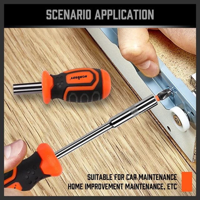 Alt view image 7 of 7 - 23pc 1/4" Ultra Low Profile Mini Ratchet Screwdriver Set Tamper Resistant Star Bits, 90 Degree Right Angle Offset Reversible Drive Handle, High Torque Close Quarters Tool with Multi Hex Bits