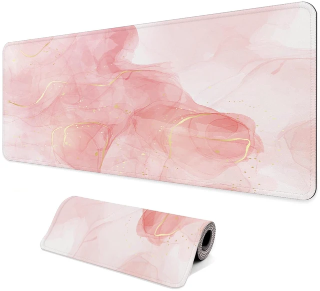 Main image of Large Extended Computer Mouse Pad with Non-Slip Rubber Base, Long Gaming Mouse Mat with Stitched Edges, XL Anime Mousepad for Laptop, 31.5 x 11.8 inch (Watercolor Galaxy)
