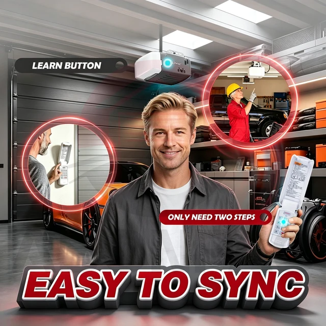 Alt view image 3 of 7 - Genie Garage Door Opener Keypad Replacement | 3-Year Warranty FCC Certified Compatible with All Intellicode Genie Garage Door Opener