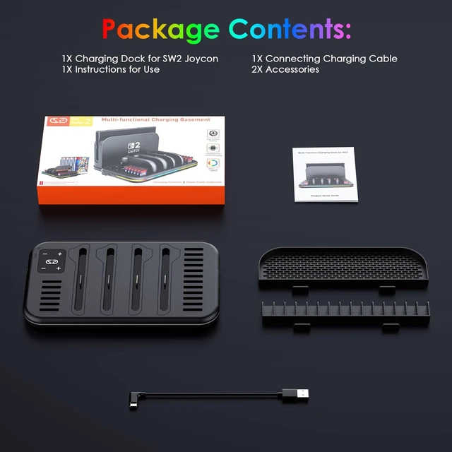 Alt view image 7 of 7 - Charger for Nintendo Switch 2, Fast Charging USB C Cable for Switch 2 Accessories, AC Adapter with 5FT Cable Compatible with Nintendo 2,Lite,OLED,Steam Deck - Support TV Mode