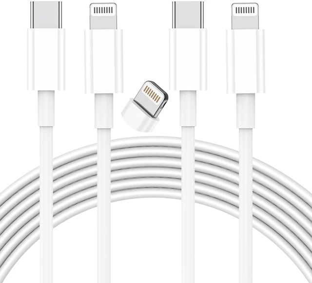 Main image of USB C to Lightning Cable 2Pack 10FT Type C Charger Fast Charging Cord Compatible for Apple iPhone 14/14 Pro/14Pro Max/13/13 Pro/12/12 Pro/11/11 Pro/XR/XS/X/8/8 Plus/iPad MFi Certified