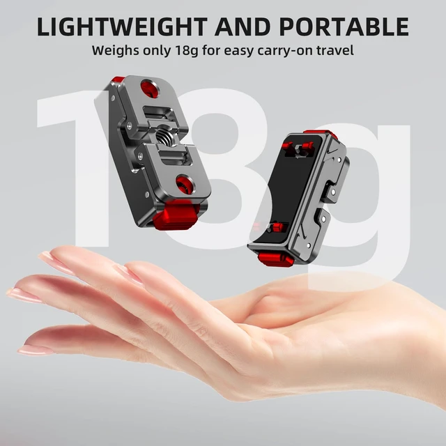 Alt view image 7 of 7 - X5 Magnetic Quick Release Base for Insta360 X5/X6, Aluminum Alloy Mount for Insta 360 Ace Pro 2/Ace Pro/Ace, with 1/4Threaded Hole & Foldable Action Camera Adapter Accessories(Not for X4/X3)