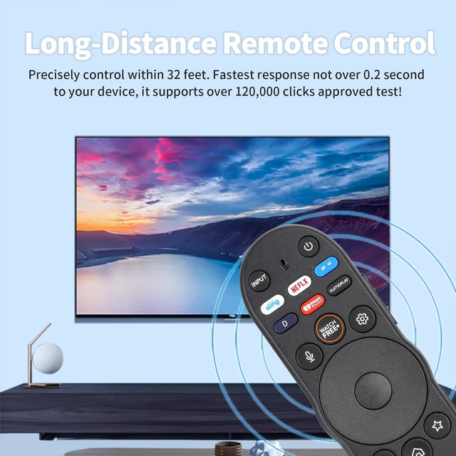 Alt view image 3 of 6 - XRT270 Voice Remote Control Compatible with Vizio Smart TV Smartcast 4K P-Series V-Series D-Series M-Series Replacement Controller with Batteries