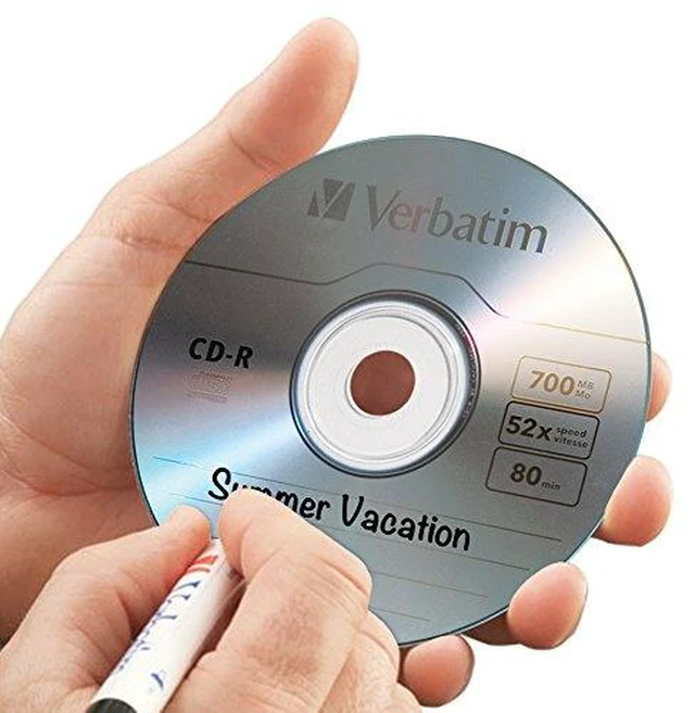 Alt view image 4 of 4 - CD-R Blank Discs 700MB 80-Minutes 52X Recordable Disc for Data and Music- 10 Pack,Blue