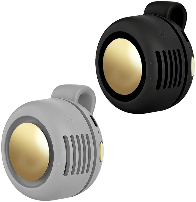 Main image of Portable Clip-On Fan,Personal Fan Mini 360° Rotatable Bladeless Fan (Grey+Black)
