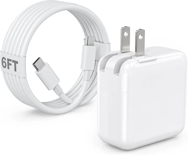 Main image of Mac Book Air Charger 30W USB C Charger for MacBook Air 15 13 Inch M5 M4 M3 M2 M1 Fast Charging Block Plug USB C Power Adapter & 6FT USBC Cable for MacBook Neo iPhone 17/16/15 Pro iPad Pro/Air/Mini