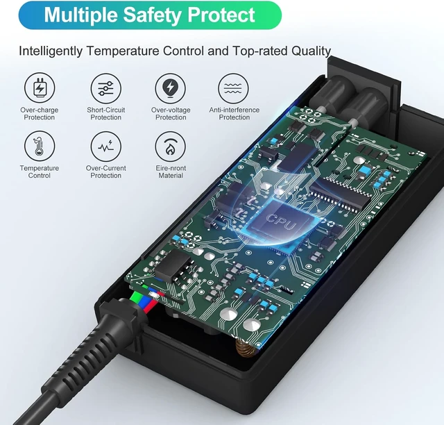 Alt view image 6 of 7 - 100W USB C Laptop Charger Compatible with Chromebook ThinkPad Mac Book Pro/Air 16 15 14 13 Inch Acer and All Type C Adapter Charger