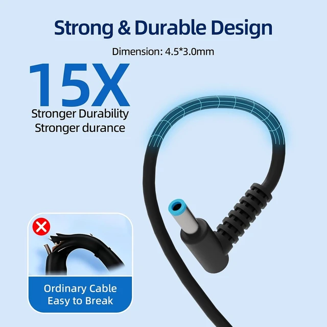 Alt view image 4 of 6 - 65W 45W Laptop Charger Compatible with Laptop Charger for Pavilion X360