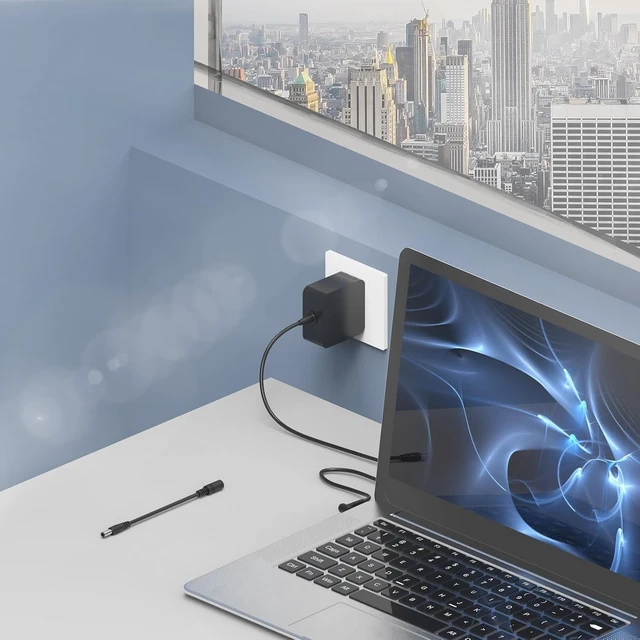 Alt view image 6 of 6 - Hafiuege 45W Laptop Charger Fit for ZenBook VivoBook Chromebook